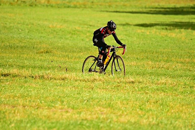 cross-country cycling