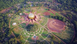 Auroville Aerial View Pondicherry