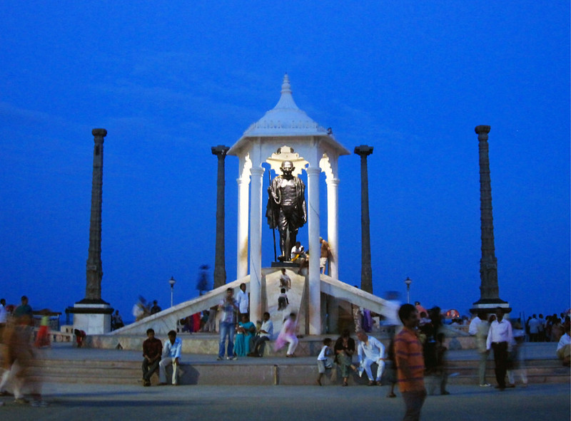 Statue of Gandhi Pondicherry